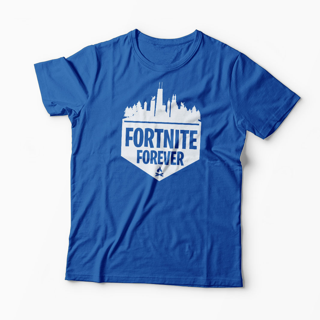 Tricou Fortnite Forever - Bărbați-Albastru Regal